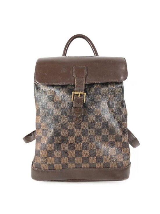 Louis Vuitton Backpack Soho Damier Canvas Ebene Brown